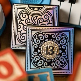 Spielkarten Black Alphabet Blocks Playing Cards by Kings Wild Project