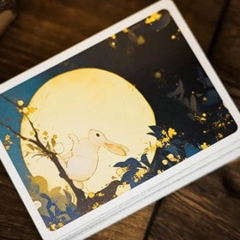 Spielkarten Round Moon Playing Cards by TCC Fashion