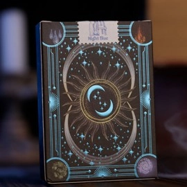 Spielkarten Warriors of the Stars:  Zodiac Playing Cards (Night Blue) by Blue Moon Co.
