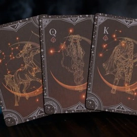 Spielkarten Warriors of the Stars:  Zodiac Playing Cards (Night Blue) by Blue Moon Co.