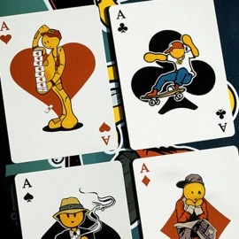 Spielkarten LANCE MOUNTAIN DOUGHBOY SKATEBOARD PLAYING CARDS by FULTONS