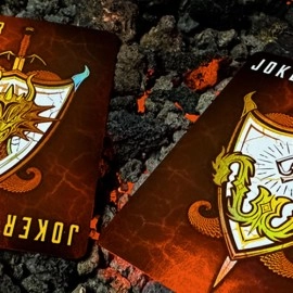 Spielkarten Draconian Crimson Playing Cards by Midnight Cards