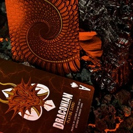 Spielkarten Draconian Crimson Playing Cards by Midnight Cards