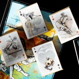 Spielkarten LANCE MOUNTAIN SKATING SKELETONS PLAYING CARDS