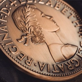Bacon Jumbo Coin (English Penny) by Bacon Magic