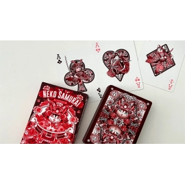 Spielkarten Neko Samurai (Red) Playing Cards