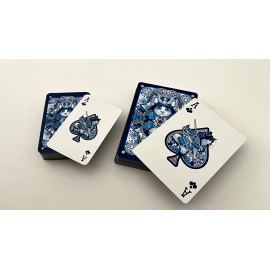 Spielkarten Neko Samurai (Mini Blue) Playing Cards
