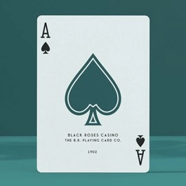 Spielkarten Black Roses Casino V4 Playing Cards