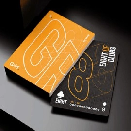 Spielkarten Grid Series Six- Typographic Playing Cards