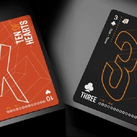Spielkarten Grid Series Six- Typographic Playing Cards