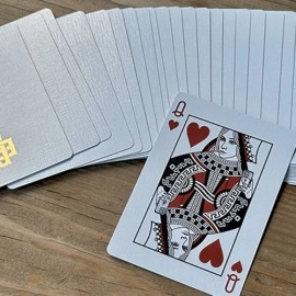 Gold Foil Monogram Playing Cards
