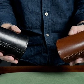 MS Leather Chop Cup by Bond Lee & MS Magic (Brown)