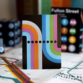 Spielkarten BLACK EDITION FULTON STREET MTA PLAYING CARDS (1972 VIGNELLI MAP EDITION)