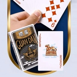 Spielkarten GUAN DAM - Warriors of the Three Kingdoms (Black) Playing Cards by YOKAGAME