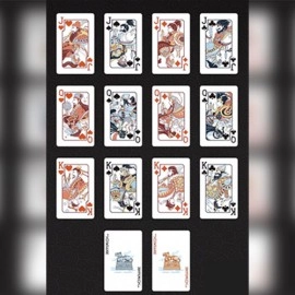 Spielkarten GUAN DAM - Warriors of the Three Kingdoms (Black) Playing Cards by YOKAGAME