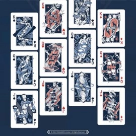 Spielkarten Warriors Of Three Kingdoms (Blue) Playing Cards by YOKAGAME