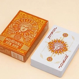 Spielkarten Sun God Greek Mythology Themed Orange Edition Playing Cards