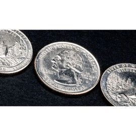 Triad Coins (Quarter) by Joshua Jay and Vanishing Inc.