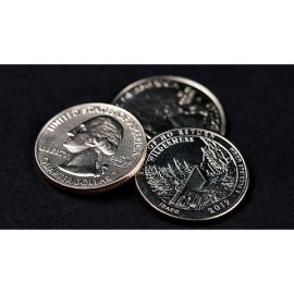 Triad Coins (Quarter) by Joshua Jay and Vanishing Inc.