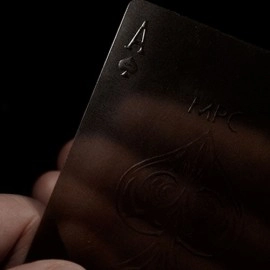 Spielkarten Aqua Black Invisible Playing Cards by MPC