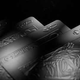 Spielkarten Aqua Black Invisible Playing Cards by MPC