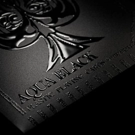 Spielkarten Aqua Black Invisible Playing Cards by MPC