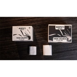 Throw Streamers 12 pk. (White / 30 Head) by Murphy's Magic