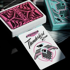 FULTON'S THUNDERBIRD ROOM TURQUOISE EDITION PLAYING CARDS