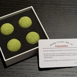Shining Crochet Balls (Grass Green) by JT Magic