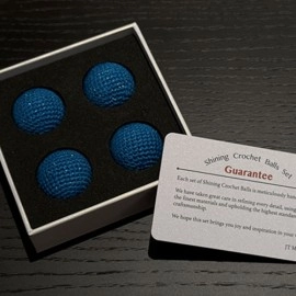 Shining Crochet Balls (Royal Blue) by JT Magic