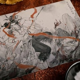 Spielkarten Nezha Playing Cards (Ink Painting Edition) Playing Cards