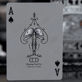 Spielkarten FULTONS OCTOBER TOMBSTONE GREY PLAYING CARDS