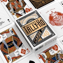 Spielkarten Tally Ho 140th Anniversary (Metaluxe) Playing Cards by US Playing Card
