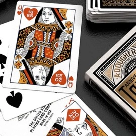 Spielkarten Tally Ho 140th Anniversary (Metaluxe) Playing Cards by US Playing Card