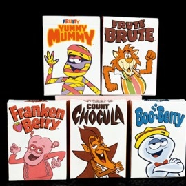 MONSTER CEREALS™ 5 PACK BOX PLAYING CARD SET