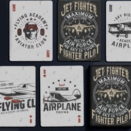 Spielkarten Jet Fighter Playing Cards