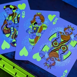 Spielkarten Bicycle Neon Rider Back Green-Glo Deck Playing Cards