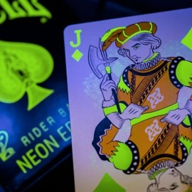 Spielkarten Bicycle Neon Rider Back Green-Glo Deck Playing Cards