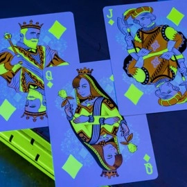 Spielkarten Bicycle Neon Rider Back Green-Glo Deck Playing Cards