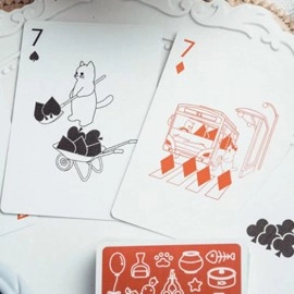 Spielkarten Kitten Diary - Red Limited Edition Playing Cards by ACPC