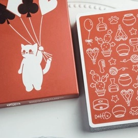Spielkarten Kitten Diary - Red Limited Edition Playing Cards by ACPC