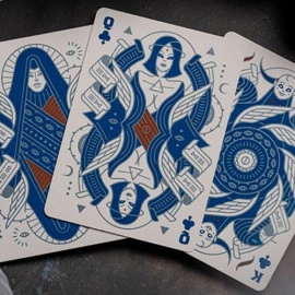Celestial Noesis Playing Cards by Giovanni Meroni (Blue)