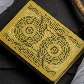 Spielkarten Celestial Valor Playing Cards by Giovanni Meroni (greenish yellow)