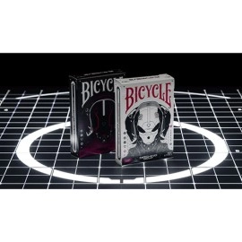 Spielkarten Bicycle Machine56 R-TYPE/2 Black Playing Cards by RunIt Decks