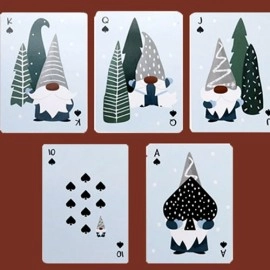 Spielkarten Christmas Gonk Playing Cards by Puckator UK