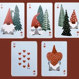 Spielkarten Christmas Gonk Playing Cards by Puckator UK