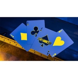 Spielkarten Bicycle Neon Rider Back Yellow-Starburst Deck Playing Cards
