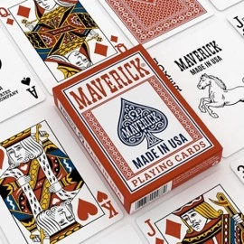Spielkarten Maverick Made in the USA (Red) Playing Cards