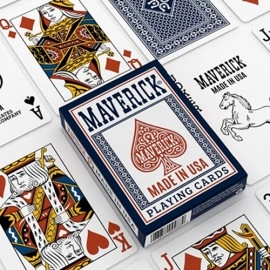 Spielkarten Maverick Made in the USA (Blue) Playing Cards