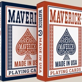 Spielkarten Maverick Made in the USA (Blue) Playing Cards